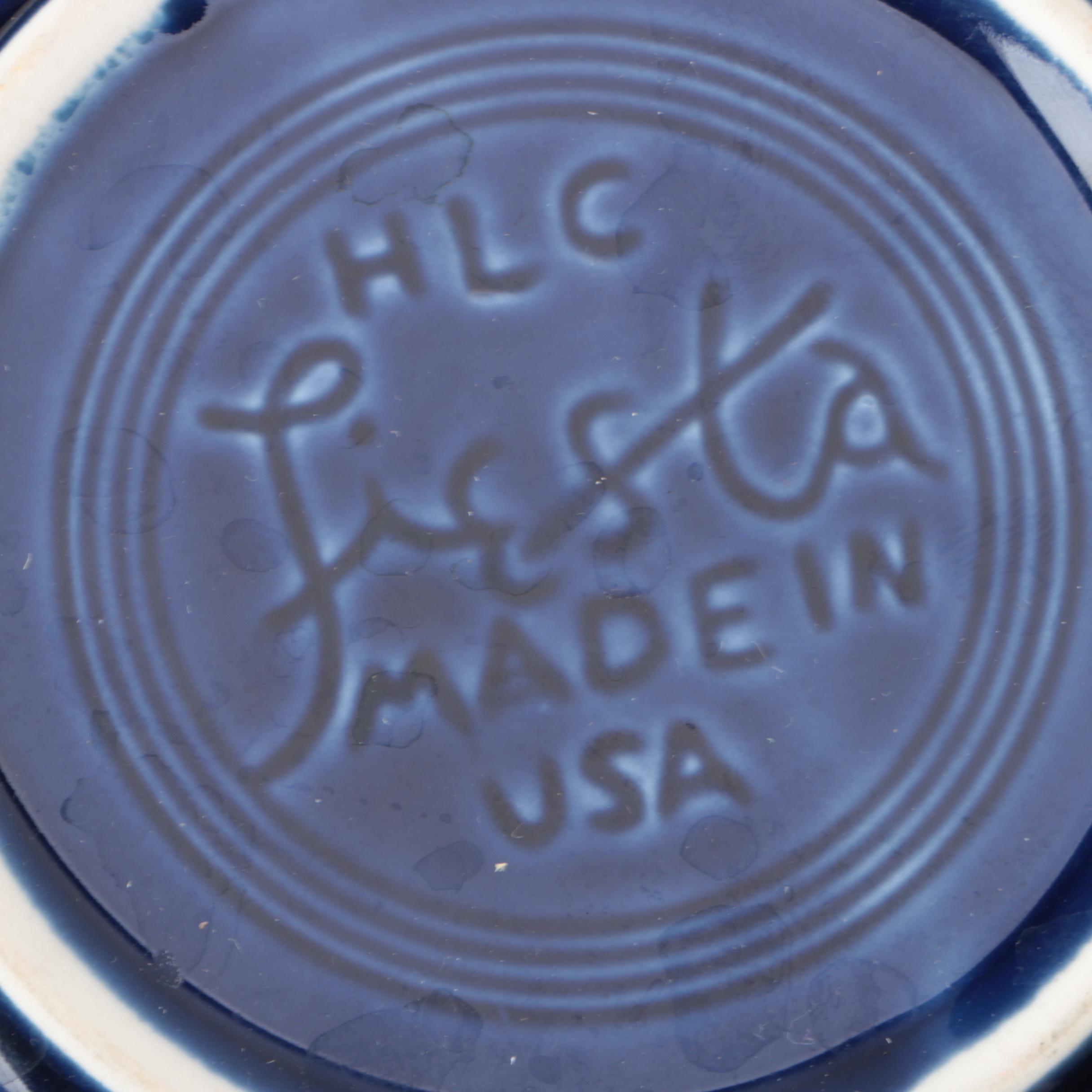 Homer Laughlin "Fiesta Cobalt Blue" Teapot and Serveware