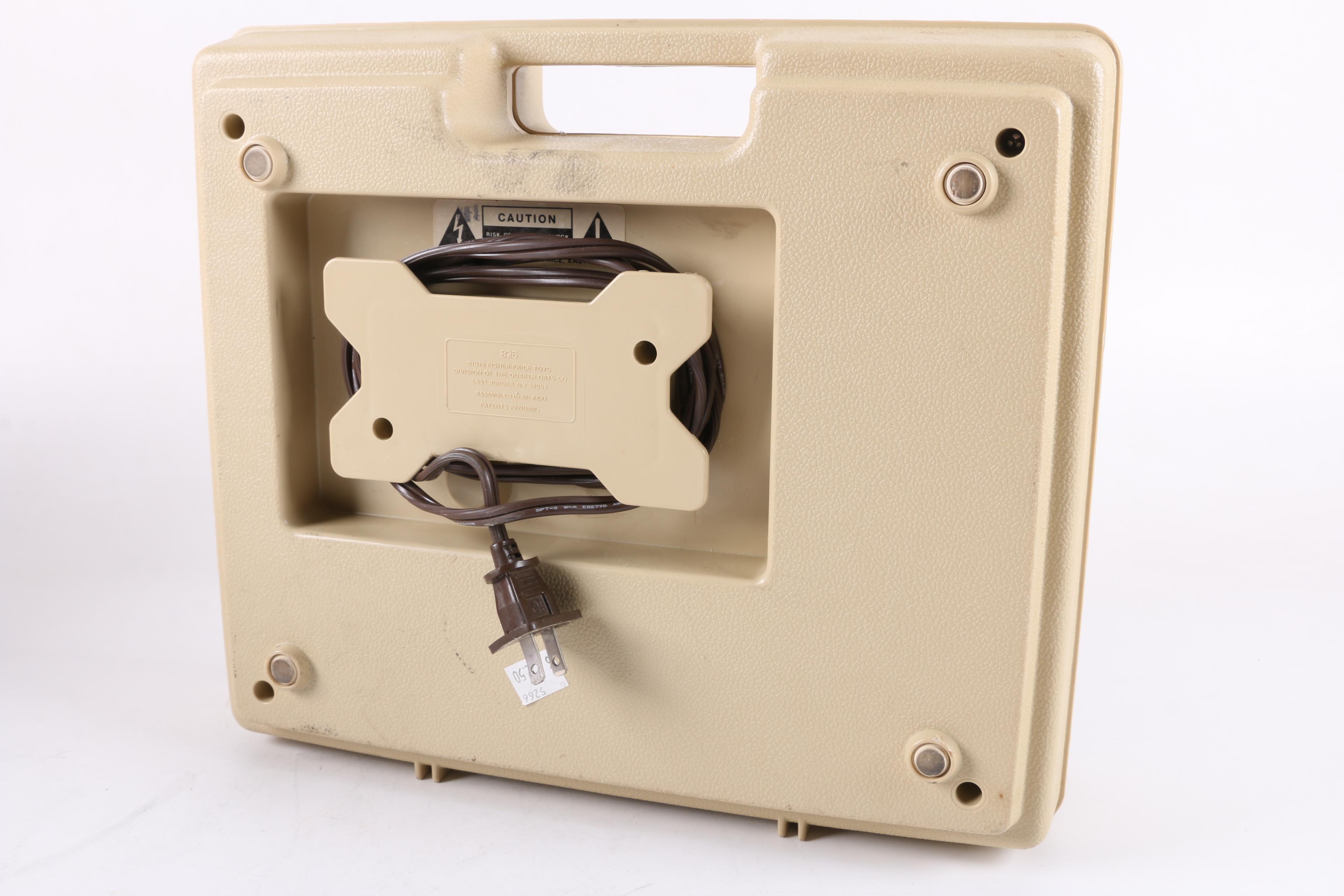 1980s Fisher-Price Portable "Phonograph" with Doll Trunk