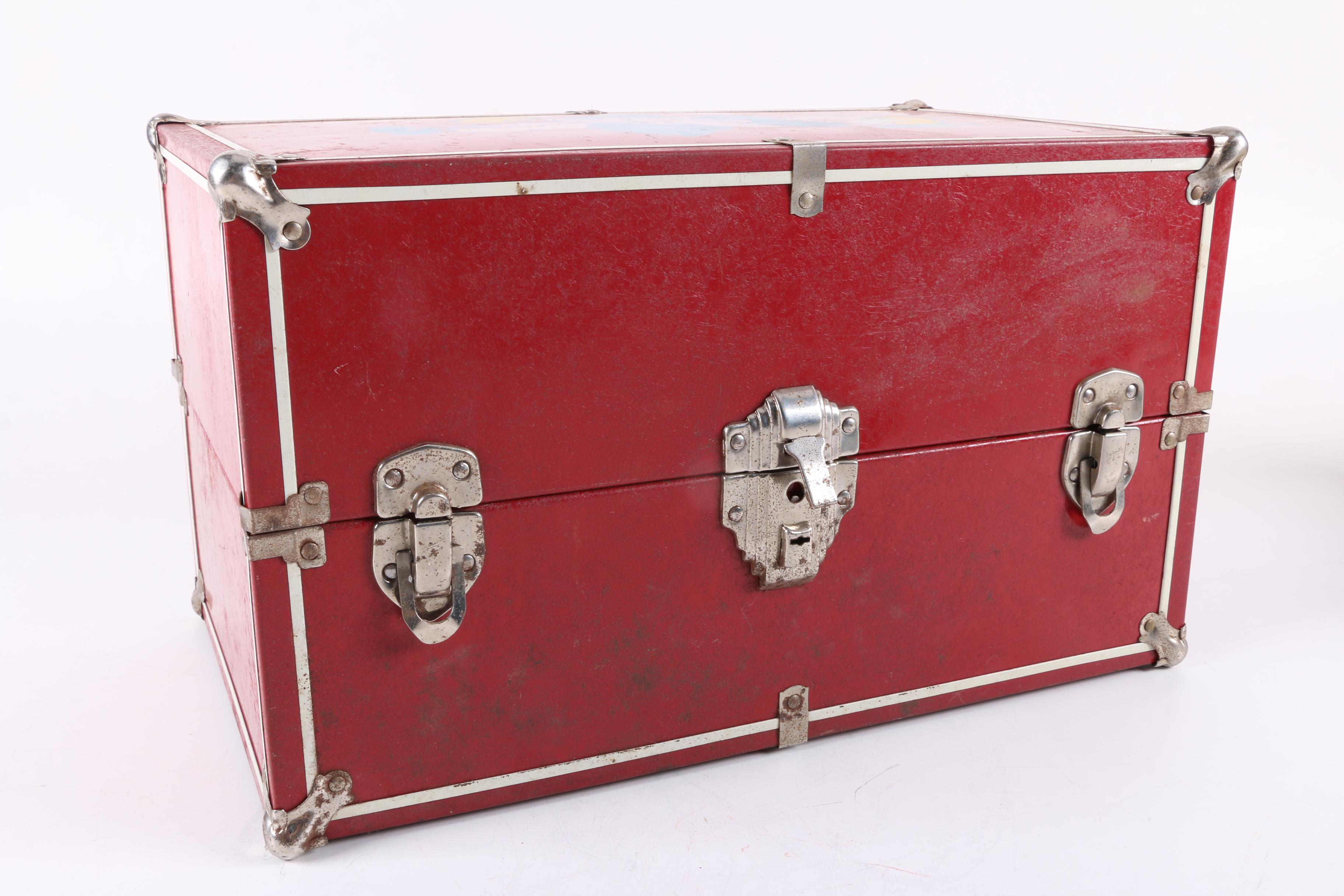 1980s Fisher-Price Portable "Phonograph" with Doll Trunk