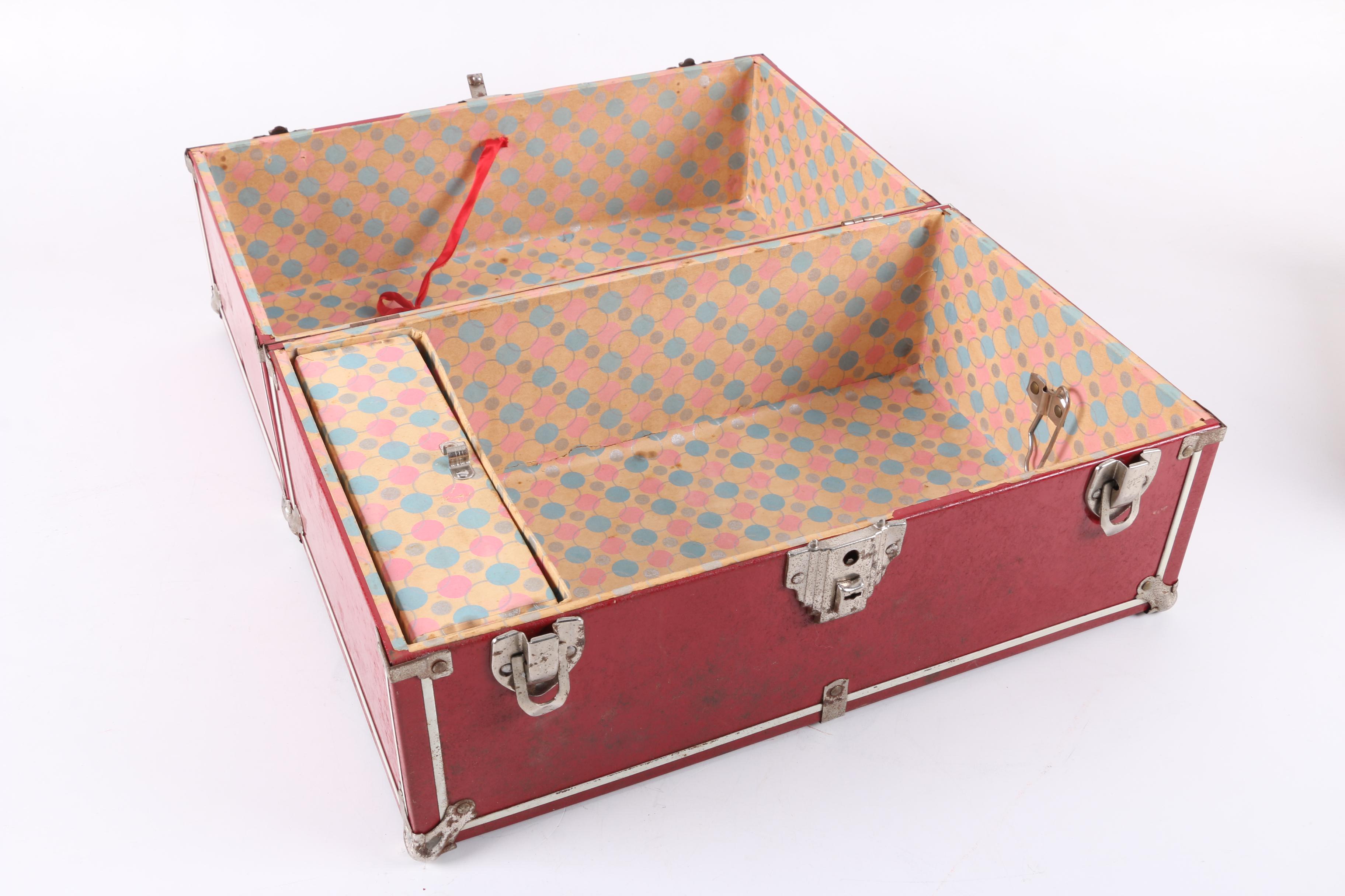 1980s Fisher-Price Portable "Phonograph" with Doll Trunk