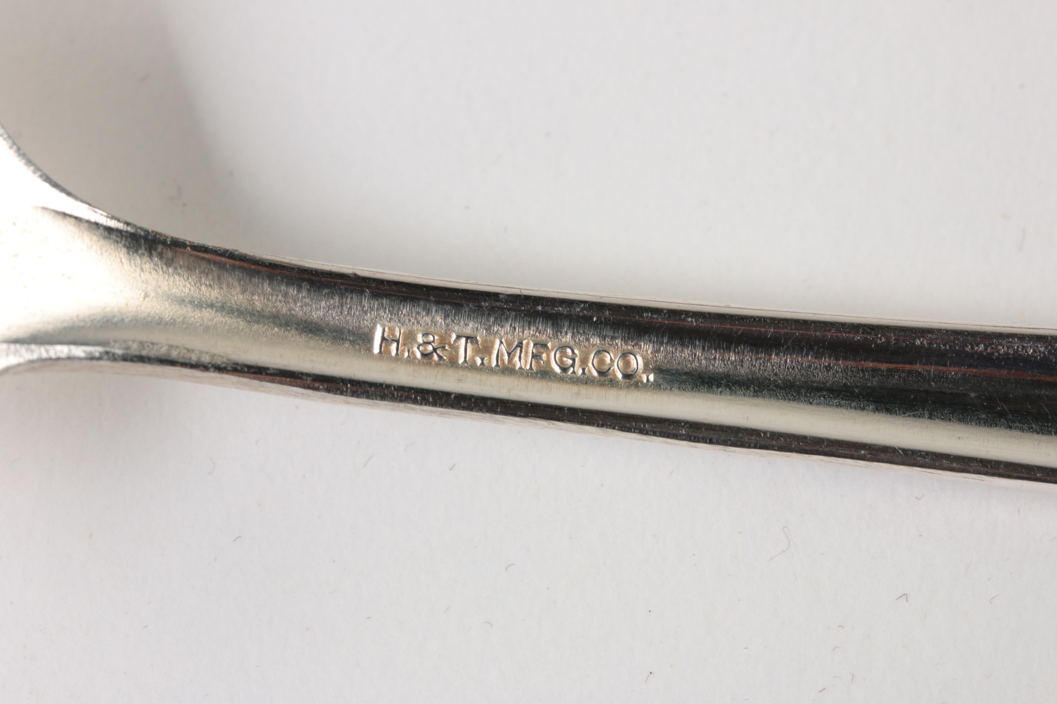 H. & T. Mfg. Co. Silver-Plated Flatware