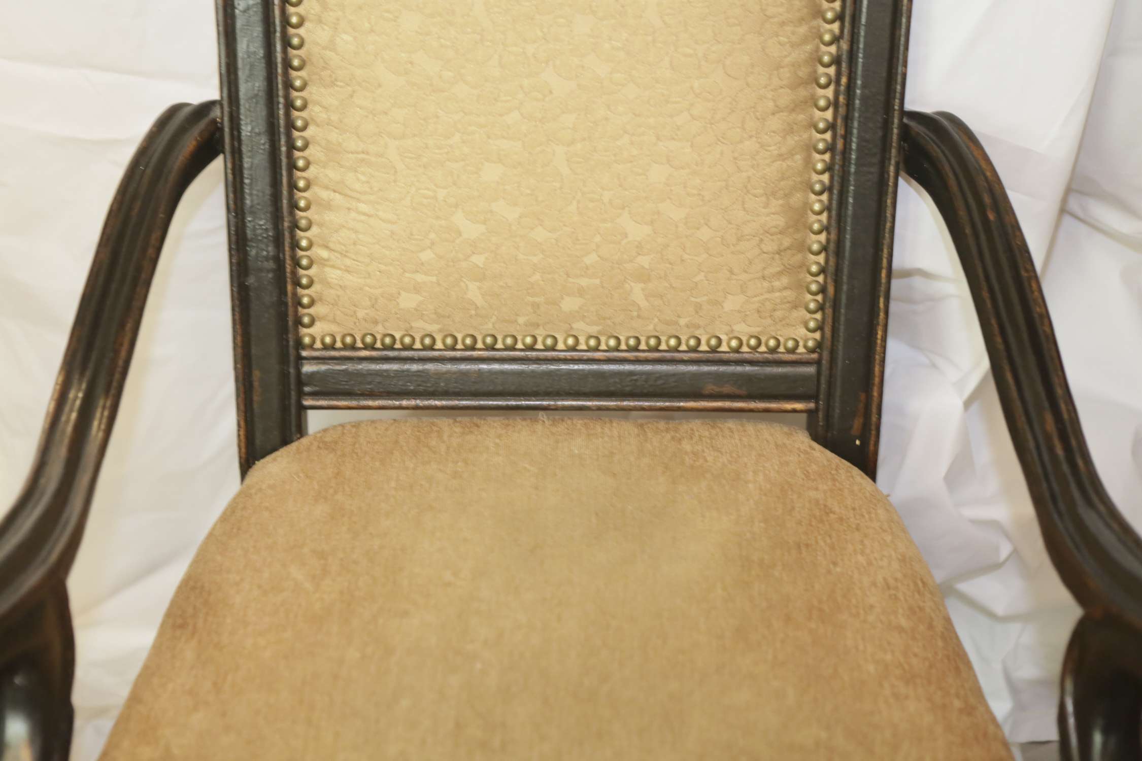 French Provincial Style Upholstered Armchairs