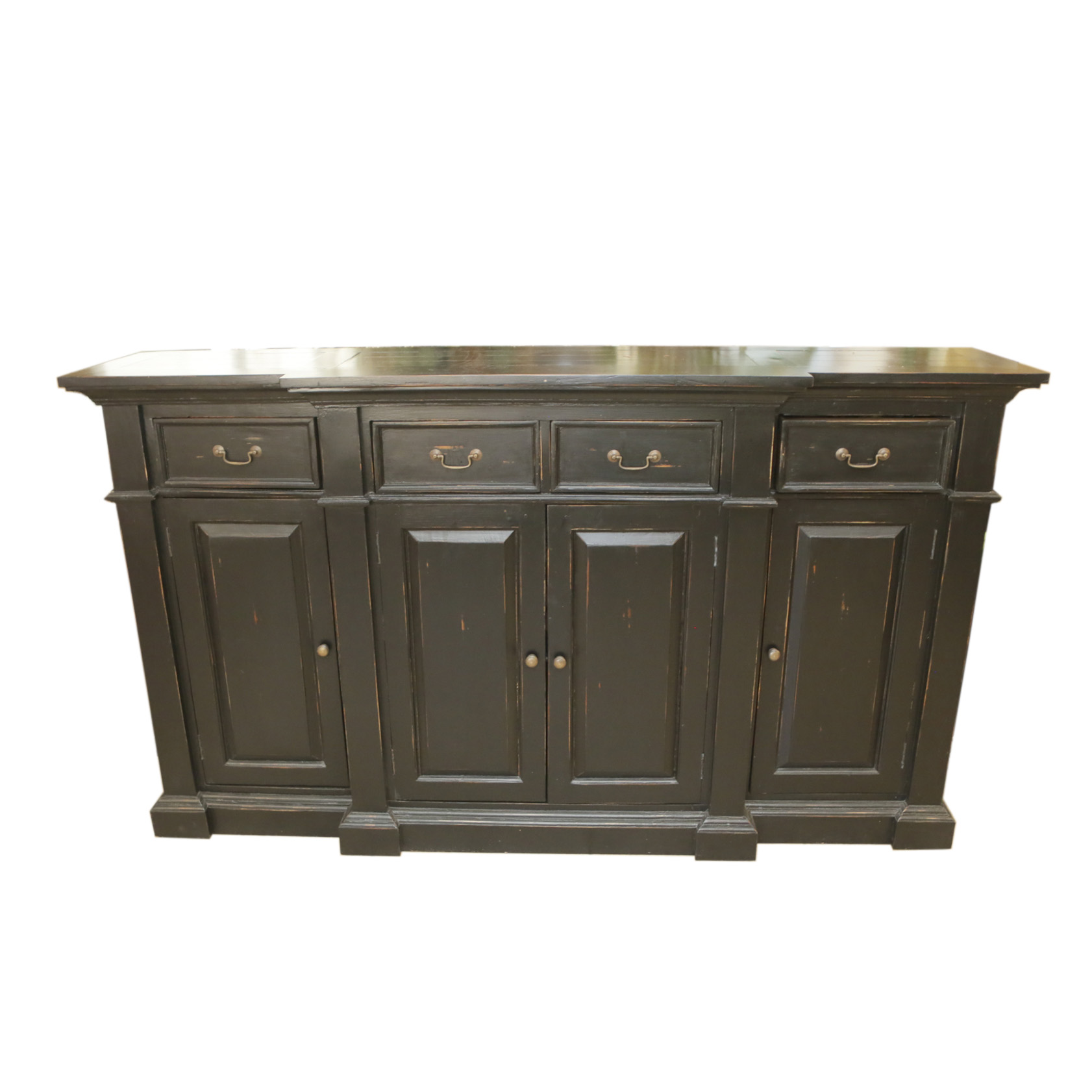 Contemporary Georgian Style Painted Breakfront Sideboard