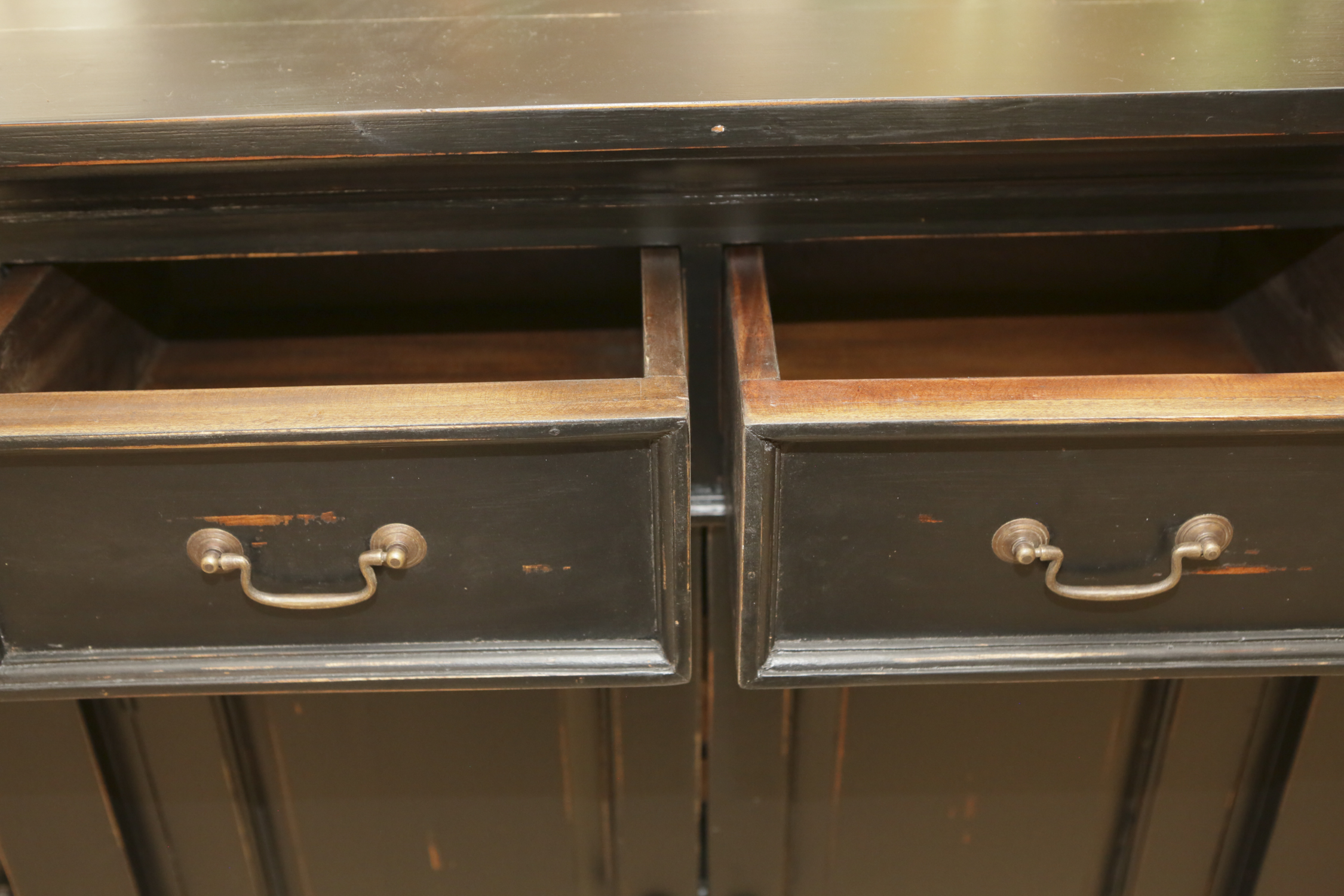 Contemporary Georgian Style Painted Breakfront Sideboard