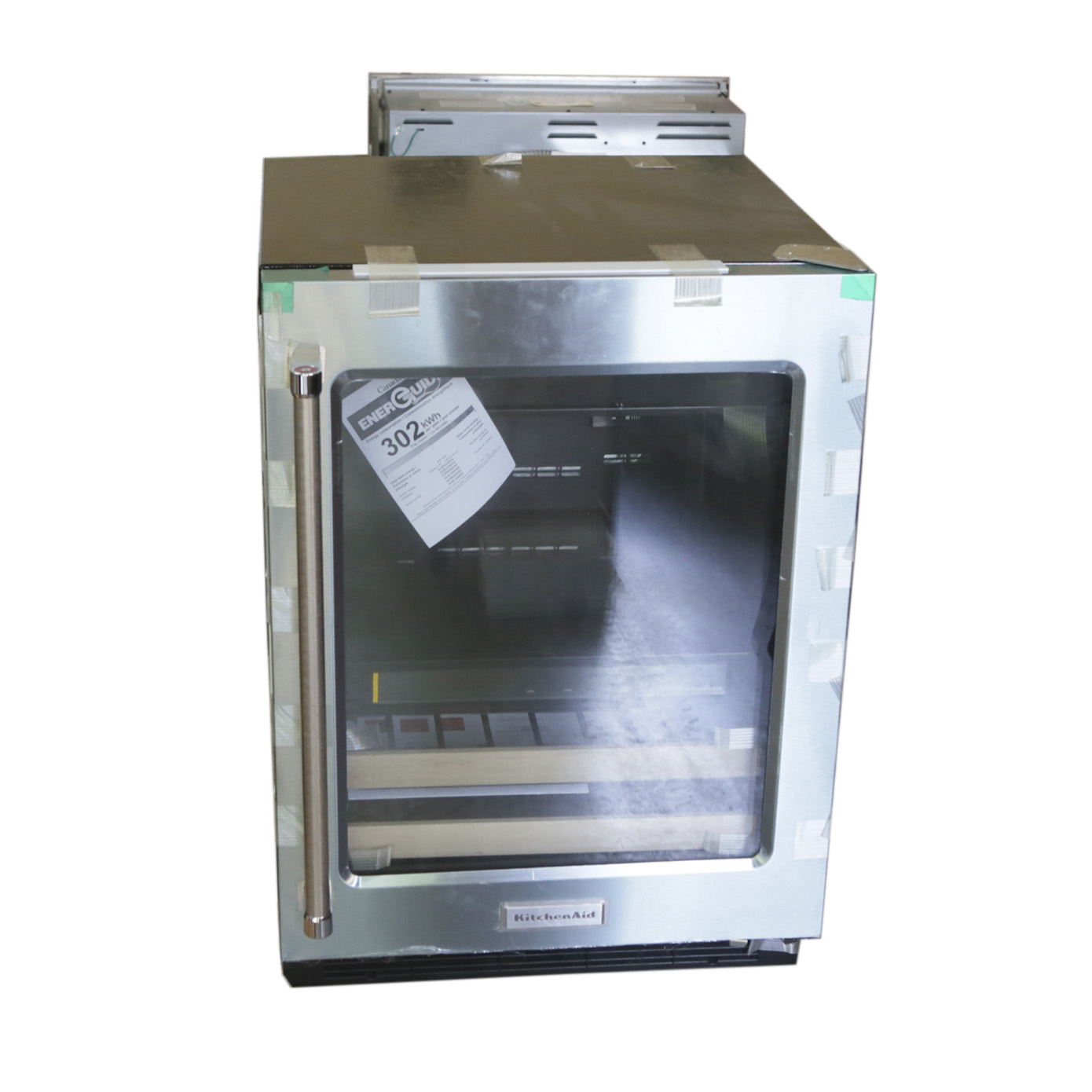 KitchenAid Stainless Steel 14-Bottle Wine Cooler