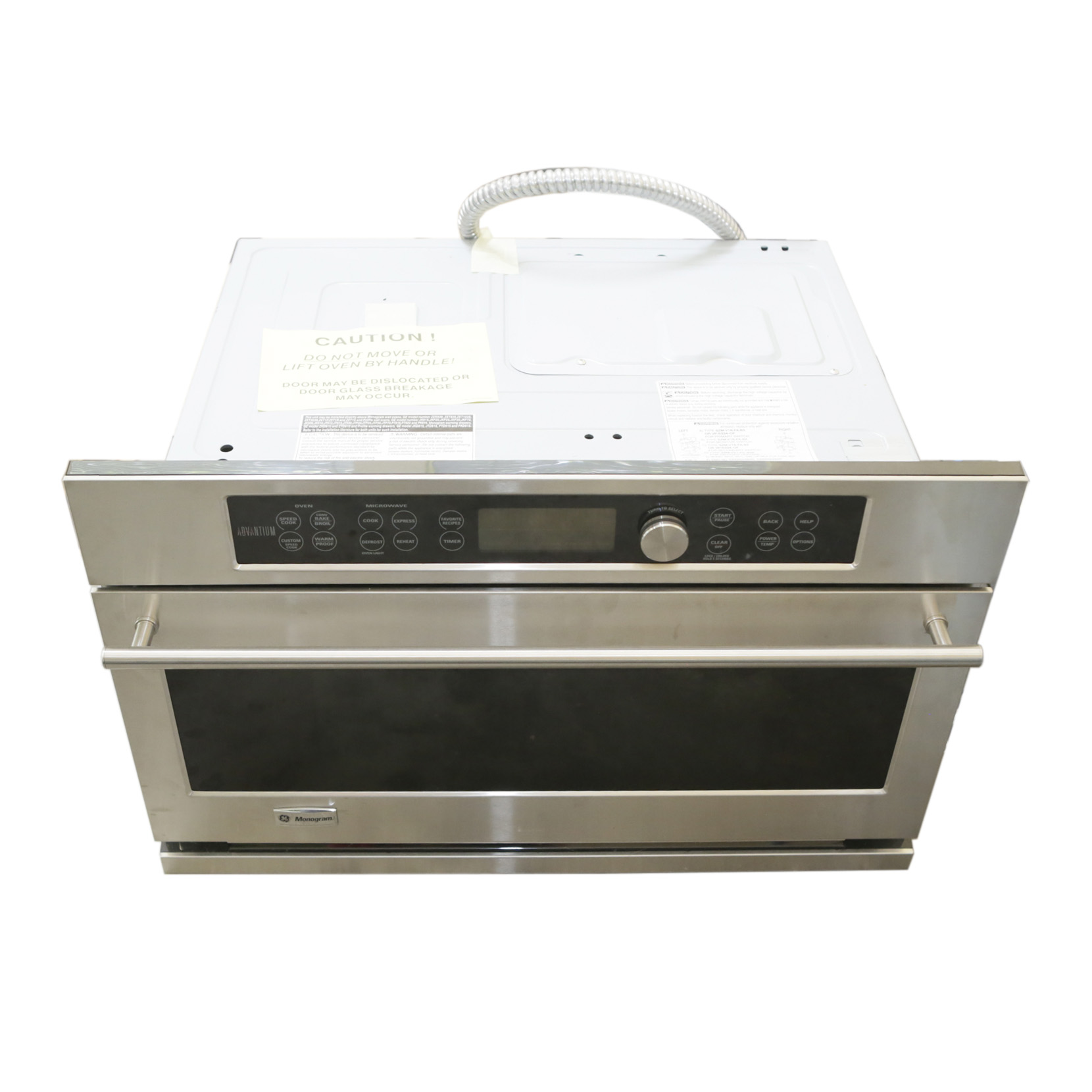 GE Monogram Stainless Steel Oven with Advantium Speedcook Technology