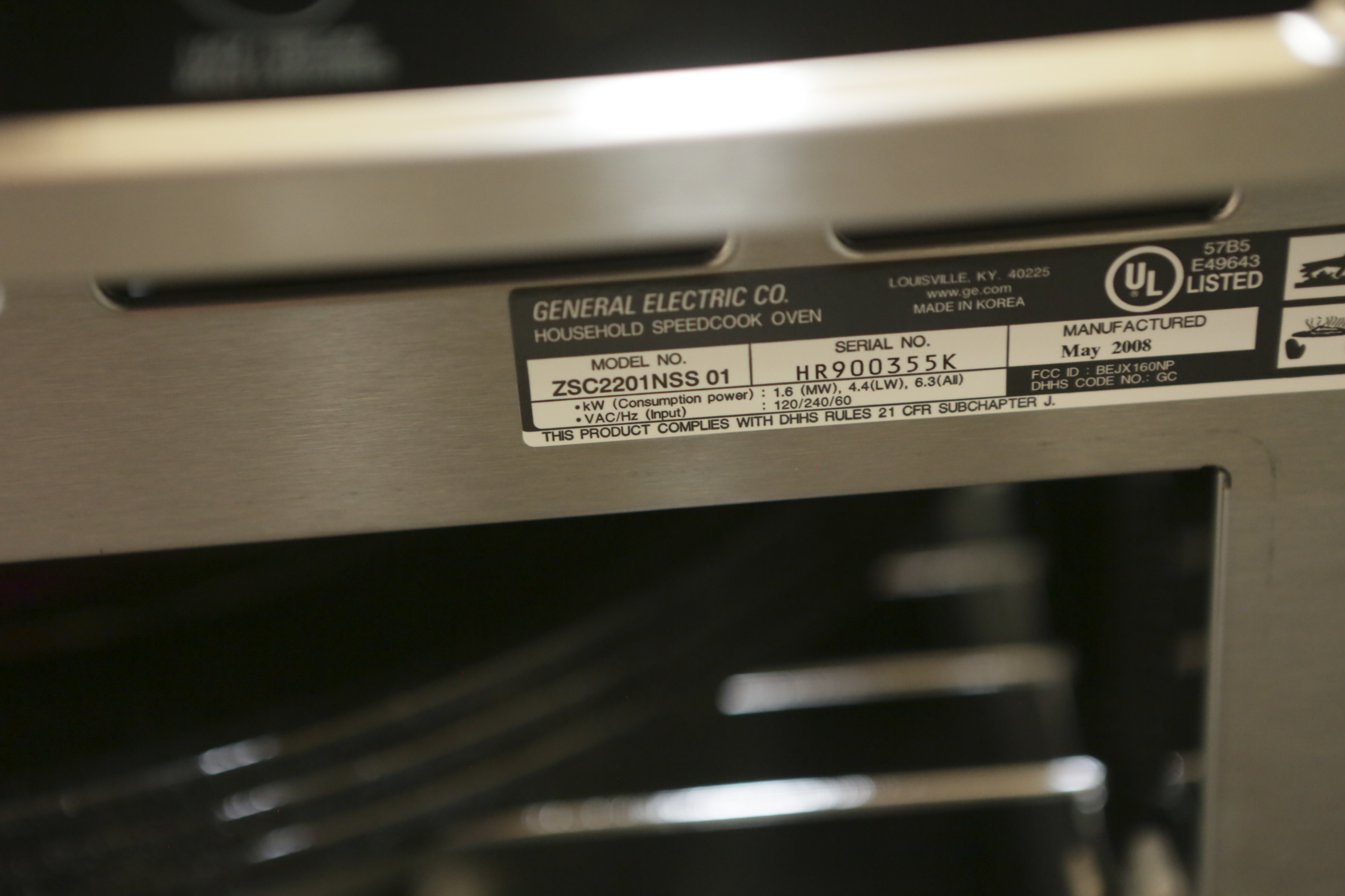 GE Monogram Stainless Steel Oven with Advantium Speedcook Technology