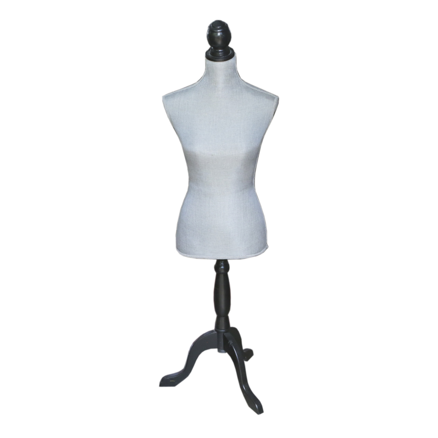 Female Dress Form on Wooden Stand