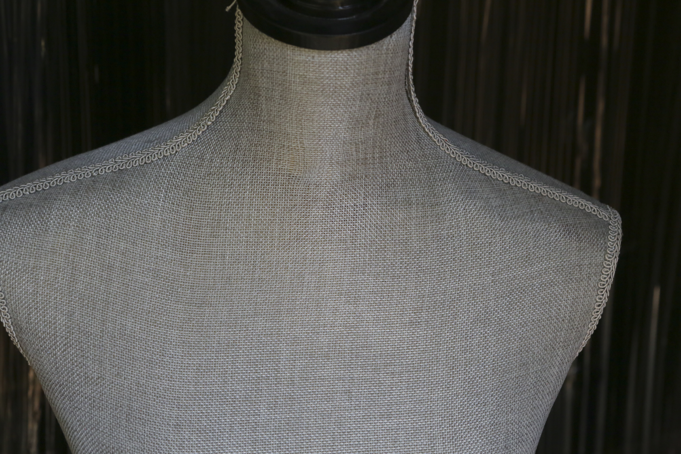 Female Dress Form on Wooden Stand