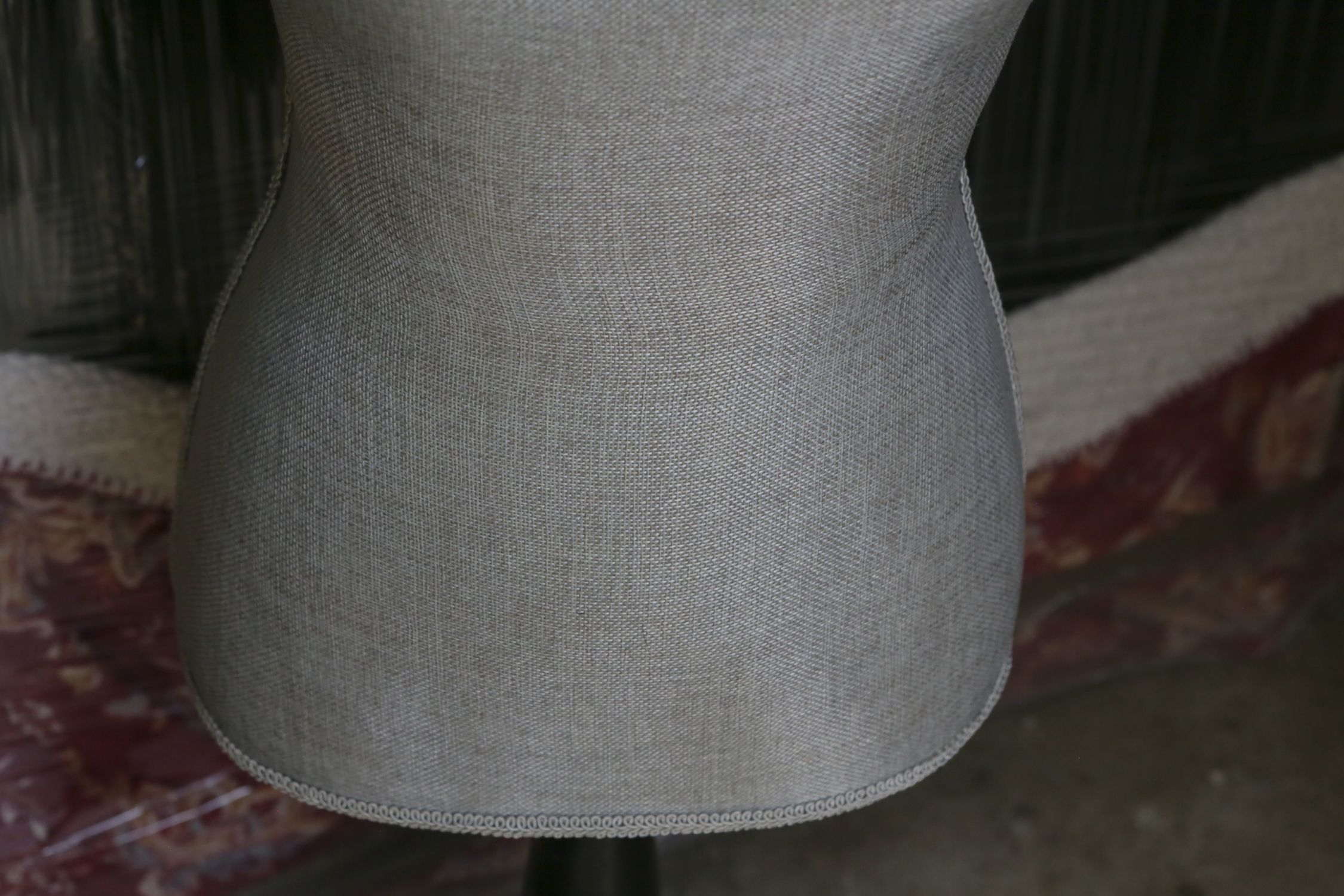 Female Dress Form on Wooden Stand