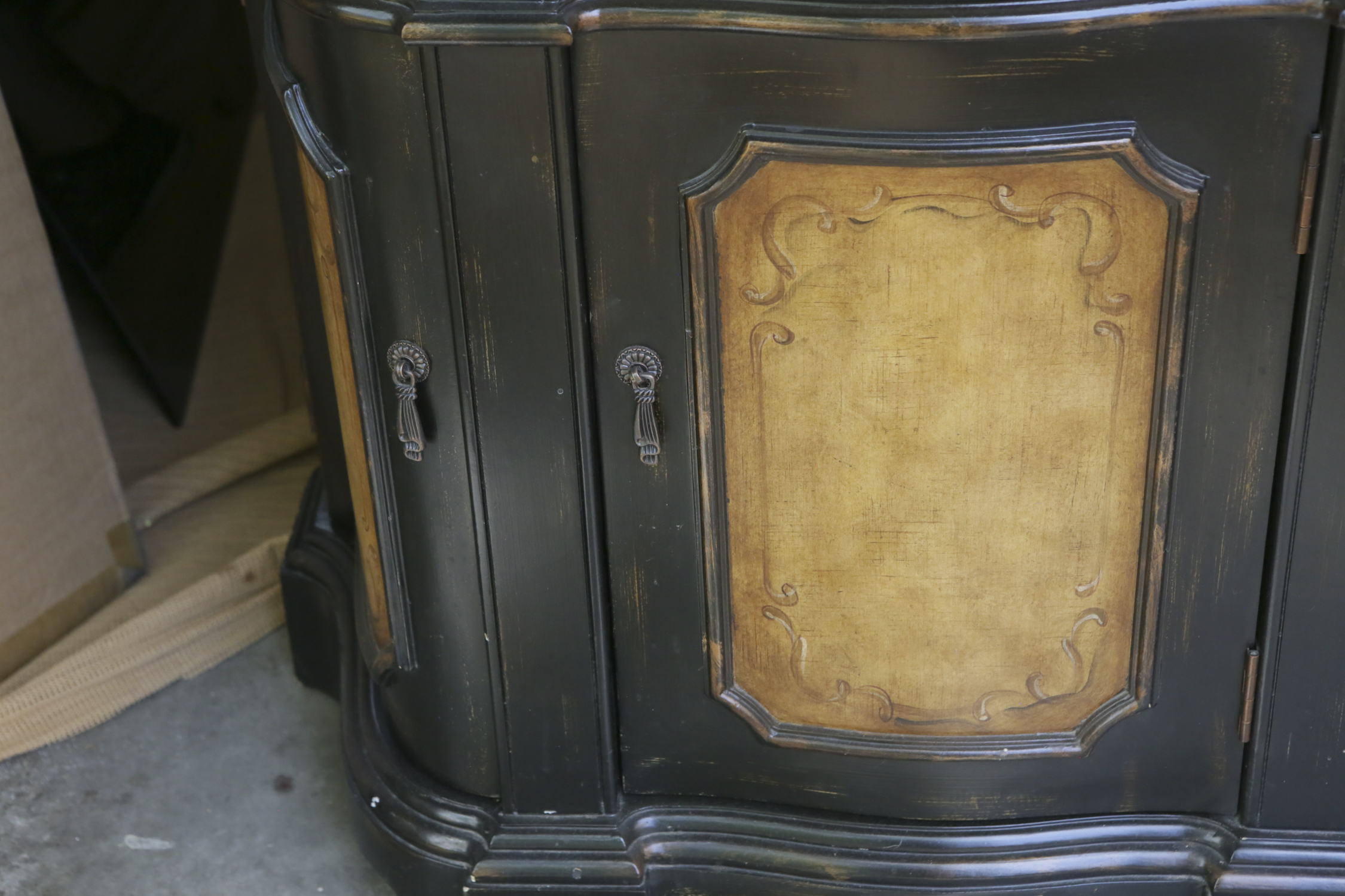 Vintage French Provincial Style Accent Cabinet