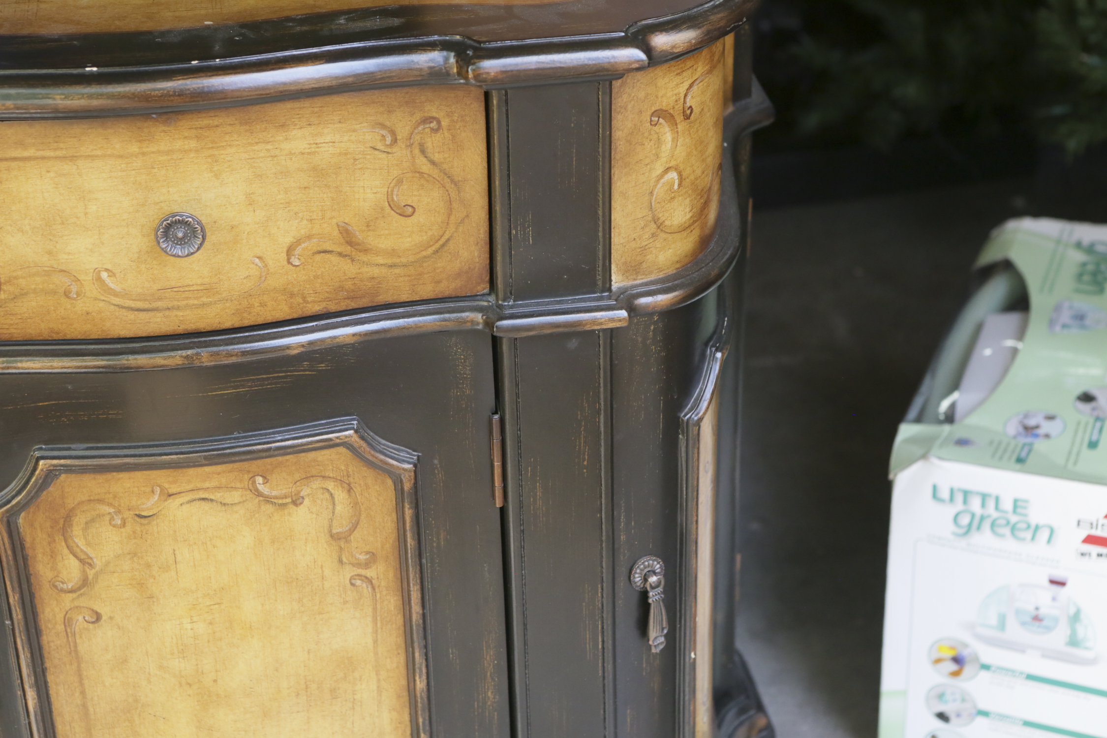 Vintage French Provincial Style Accent Cabinet