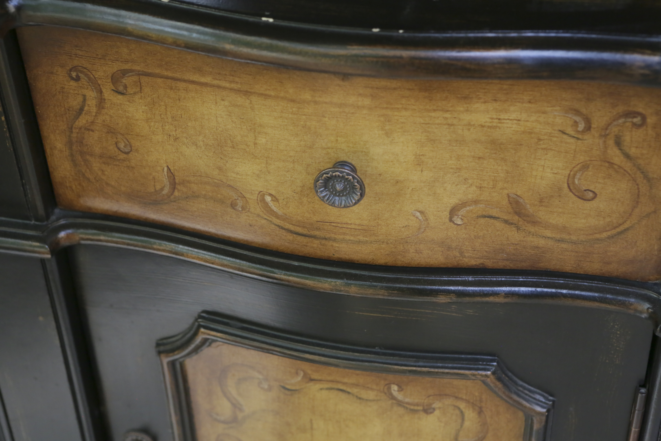 Vintage French Provincial Style Accent Cabinet