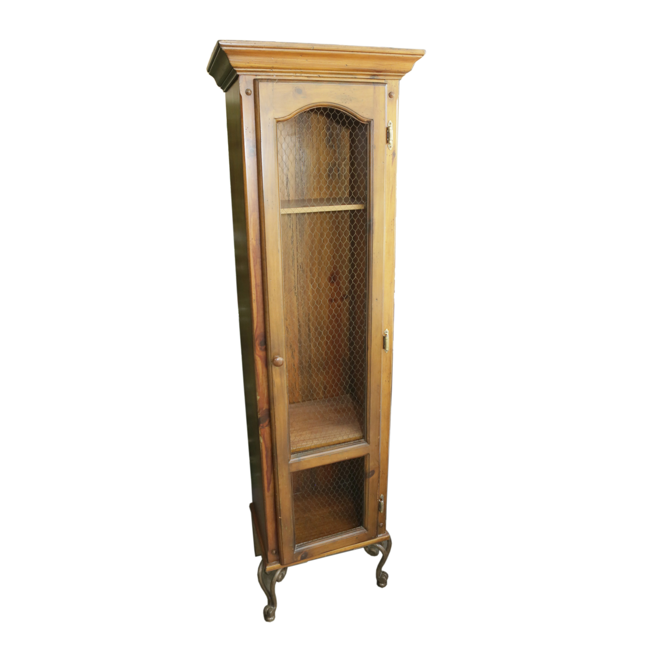 Vintage French Country Style Pine Cabinet