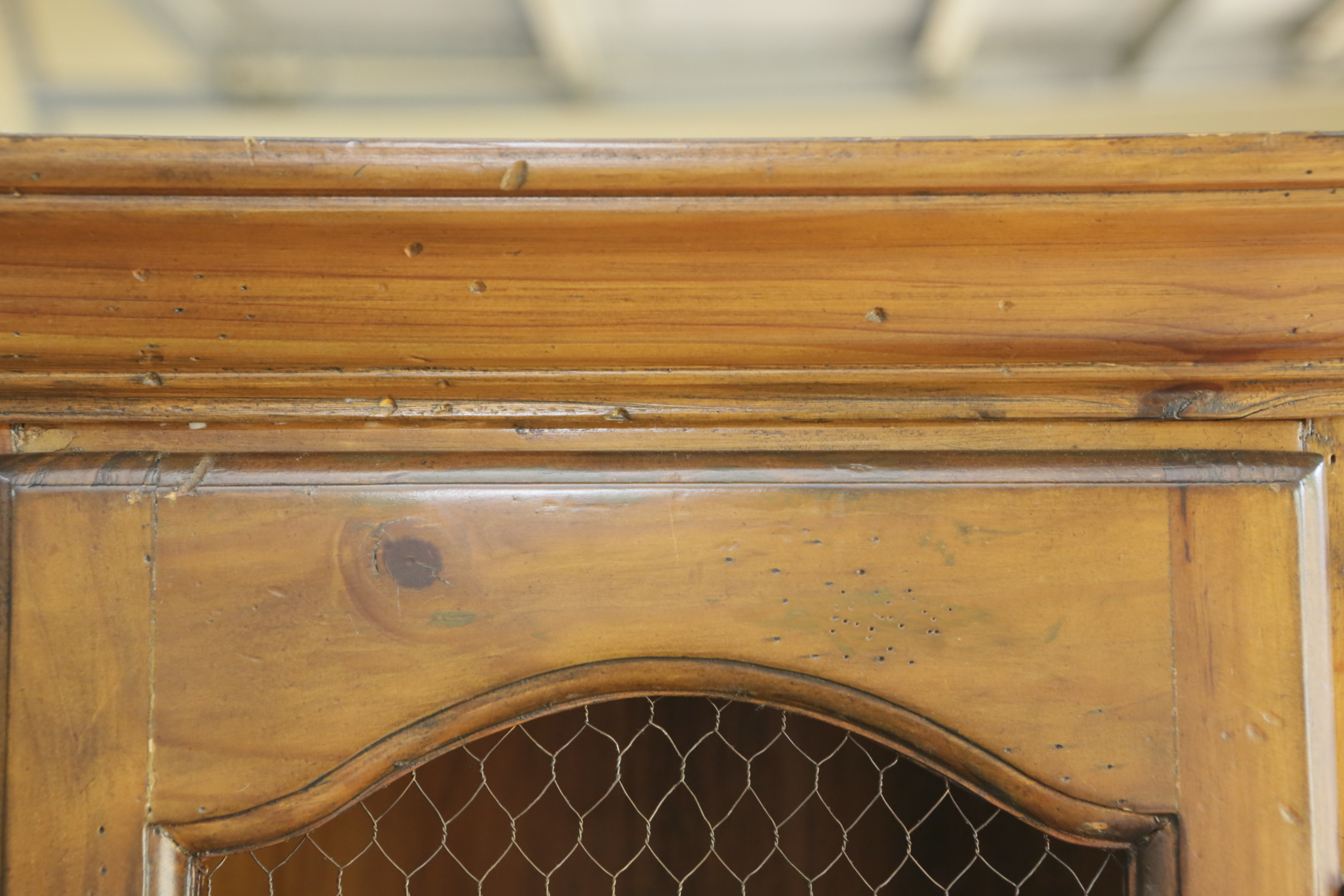 Vintage French Country Style Pine Cabinet