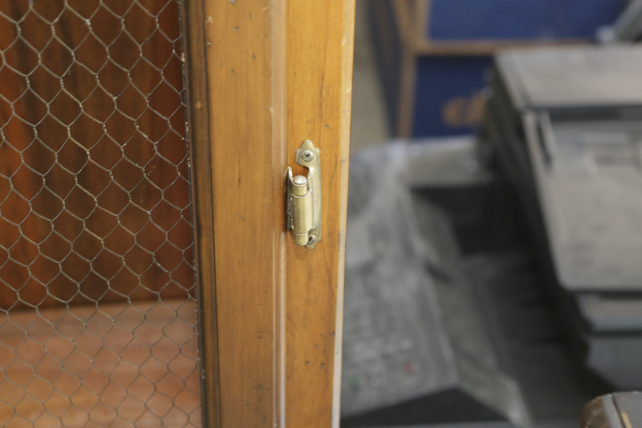 Vintage French Country Style Pine Cabinet