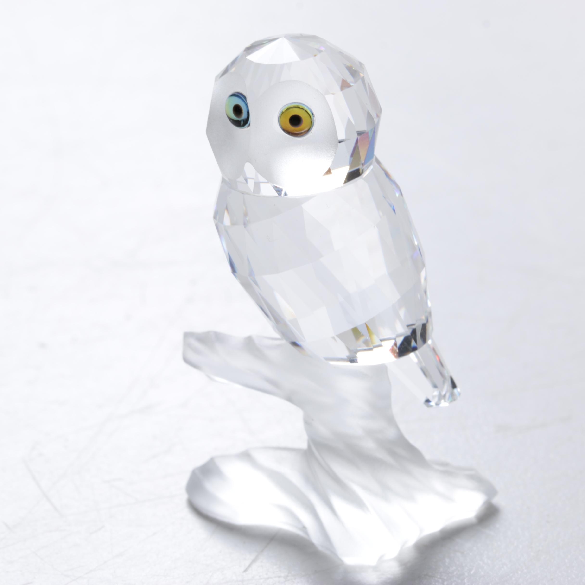 Swarovski Crystal Owl Figurines