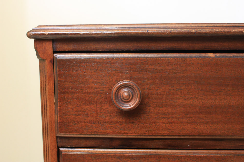 Vintage Mahogany Chippendale Style Chest of Drawers
