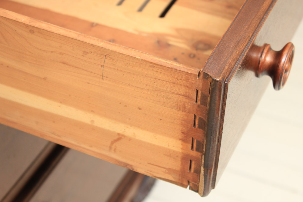 Vintage Mahogany Chippendale Style Chest of Drawers