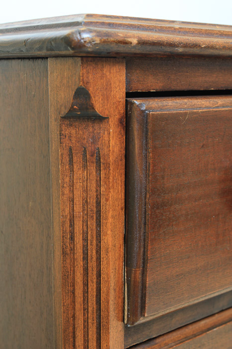 Vintage Mahogany Chippendale Style Chest of Drawers