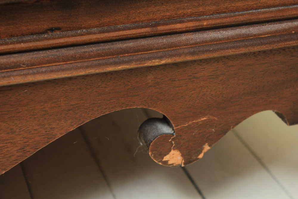 Vintage Mahogany Chippendale Style Chest of Drawers