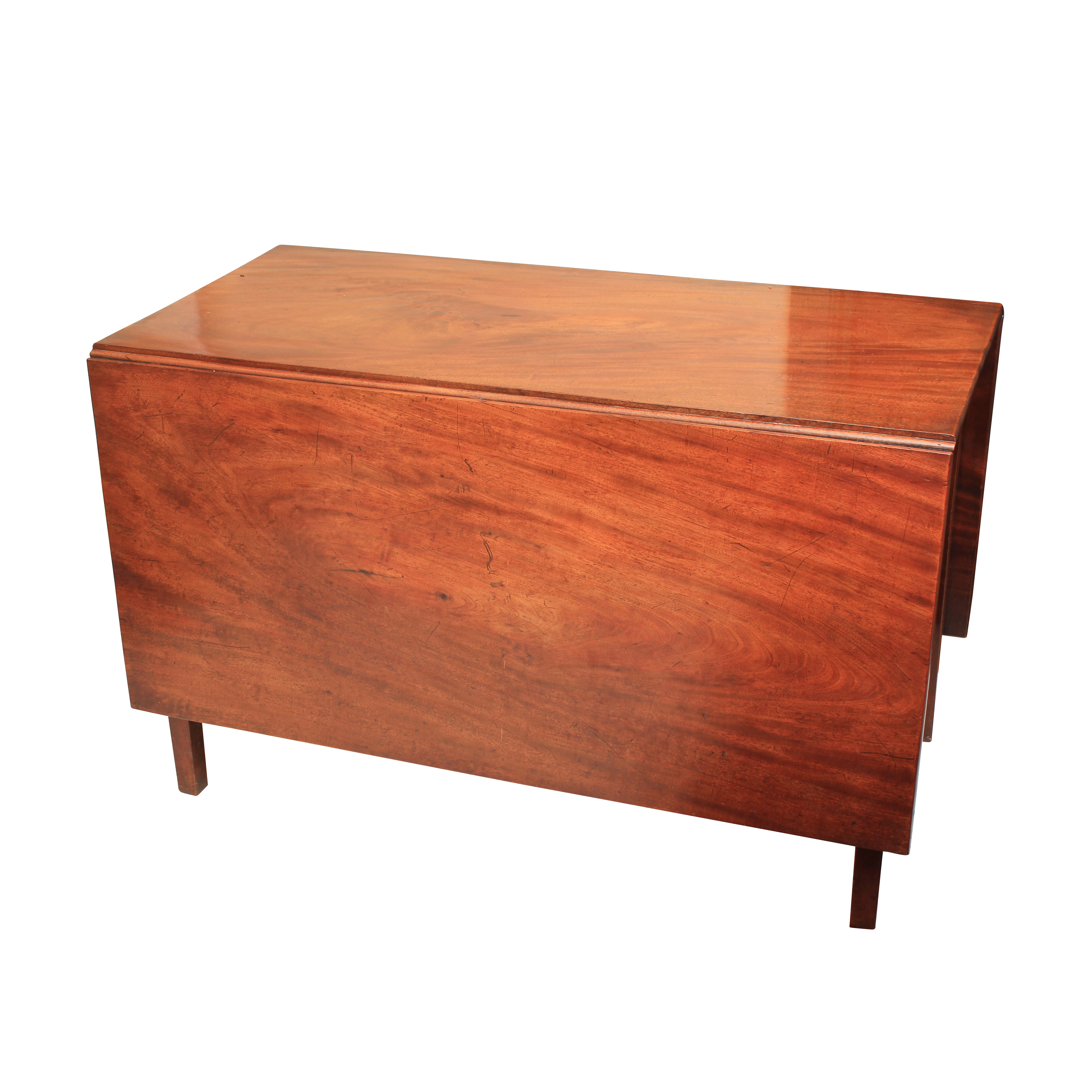 Vintage Mahogany Drop-Leaf Dining Table