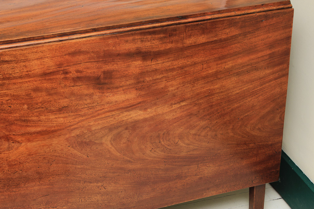 Vintage Mahogany Drop-Leaf Dining Table