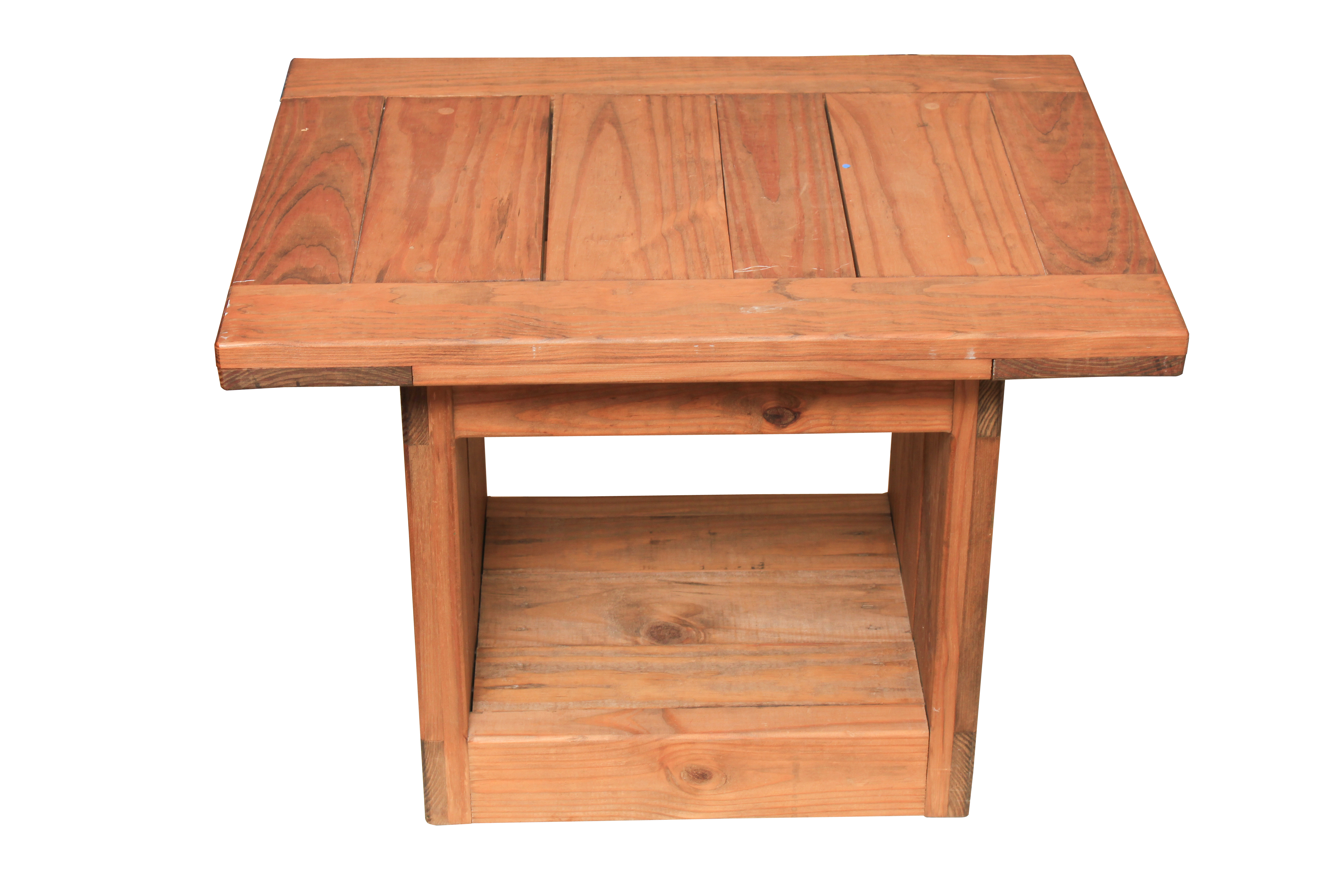 Vintage Pine Coffee Table and Two Pine Accent Tables