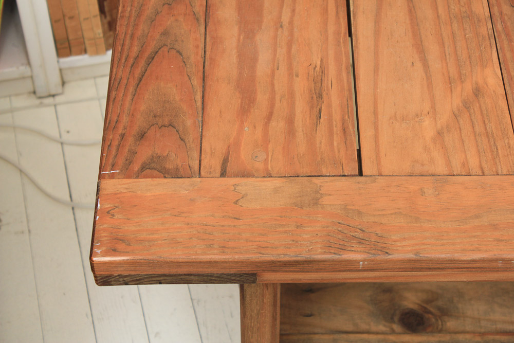 Vintage Pine Coffee Table and Two Pine Accent Tables