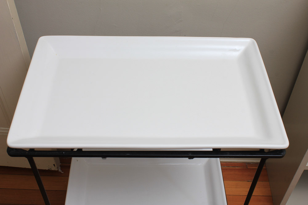 Ceramic and Metal Stand