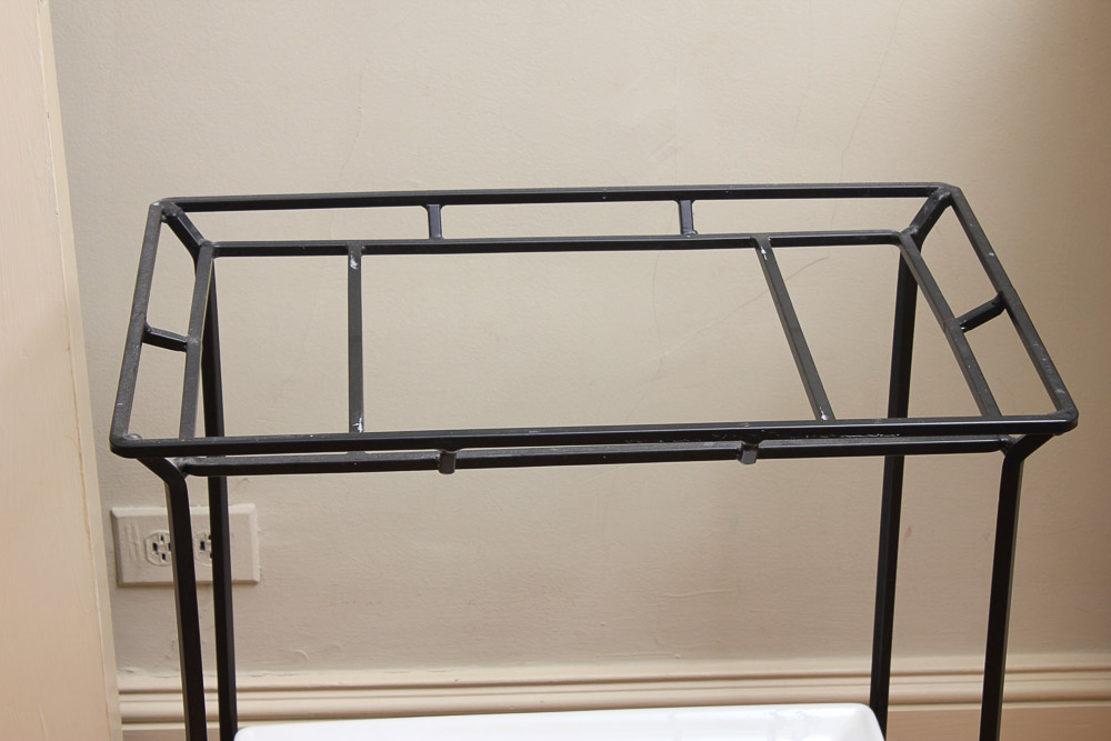 Ceramic and Metal Stand