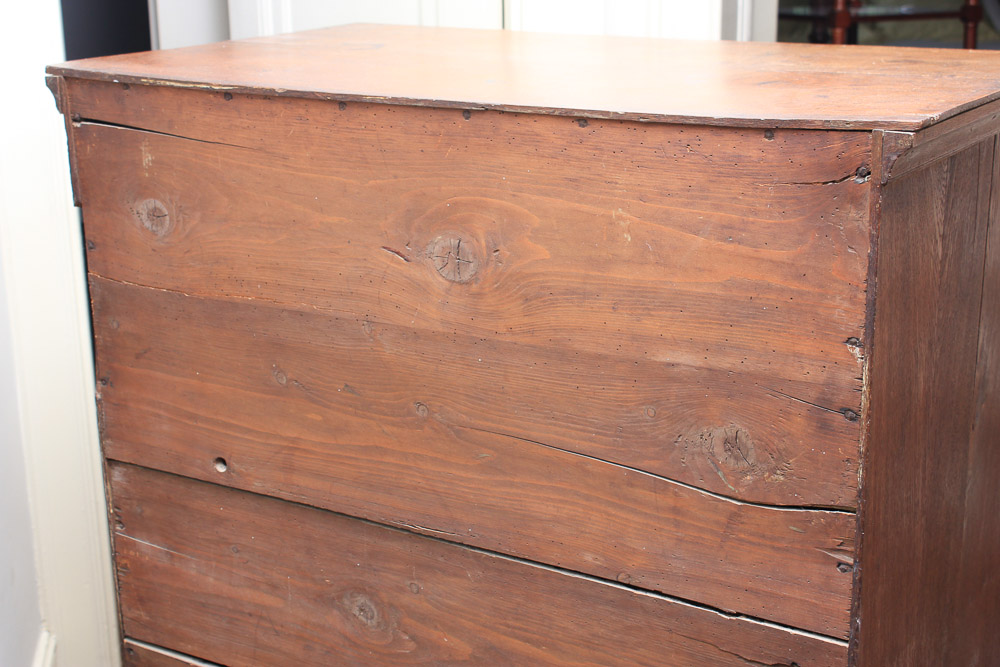Period George II Oak Chest on Stand, Circa 1760