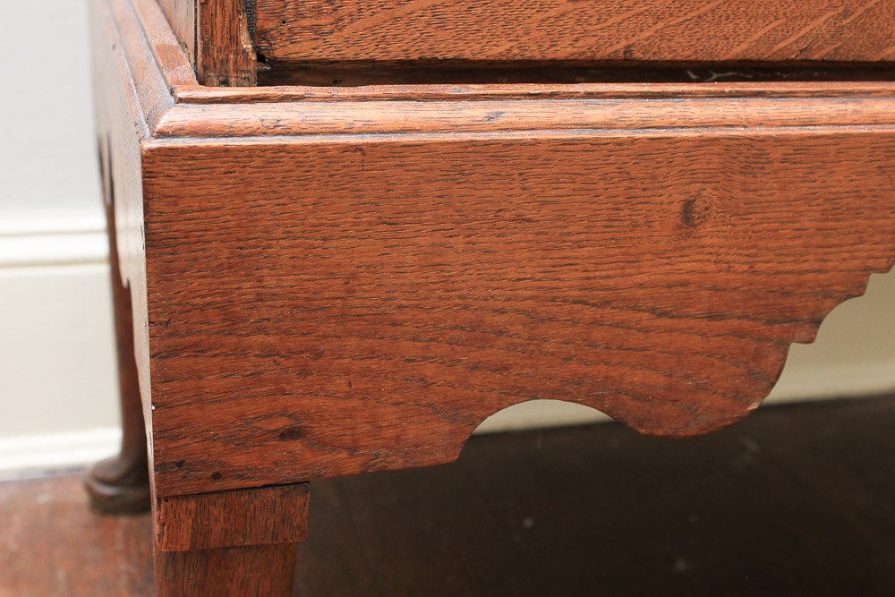 Period George II Oak Chest on Stand, Circa 1760