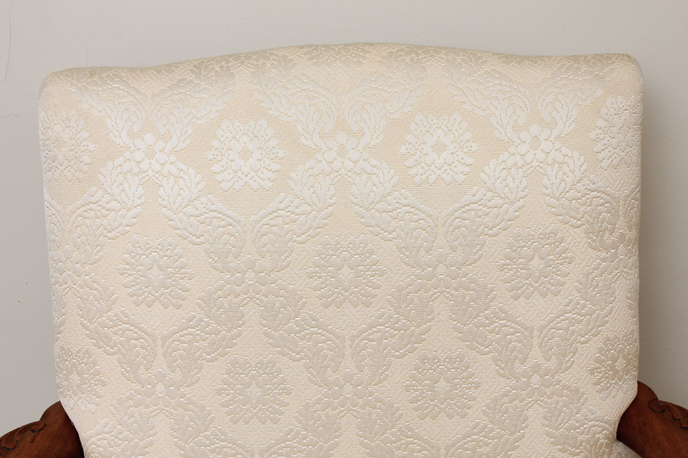 Chippendale Style Upholstered Armchair