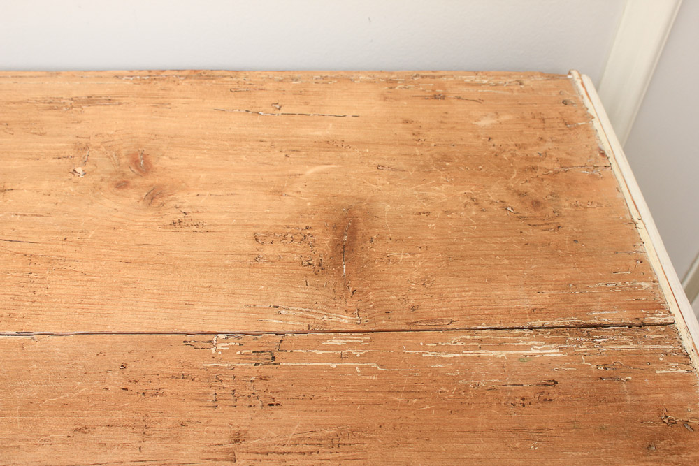 Antique Painted Pine Chest of Drawers