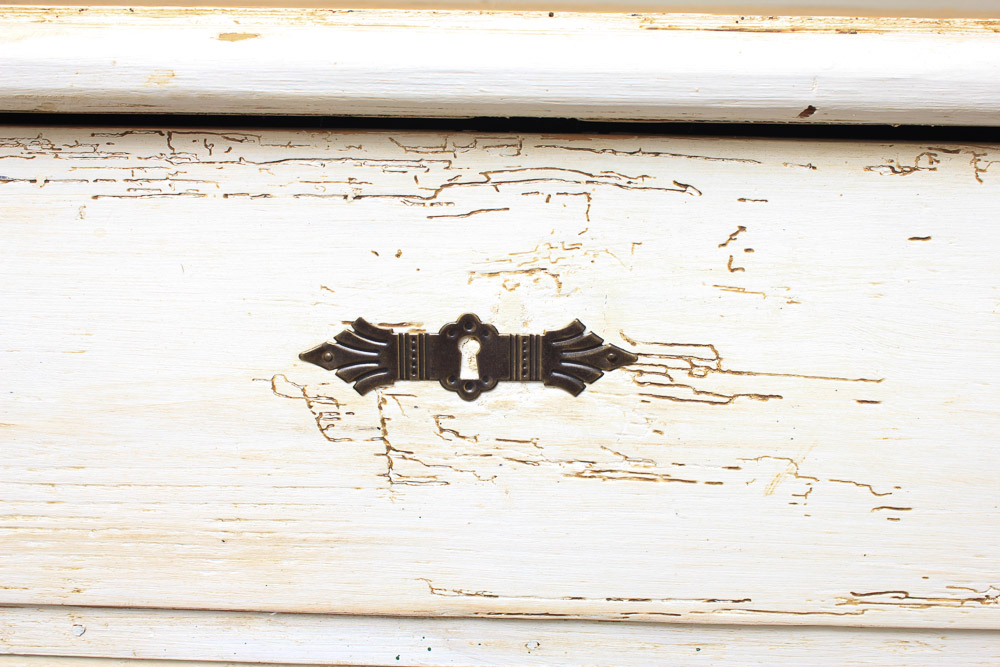 Antique Painted Pine Chest of Drawers