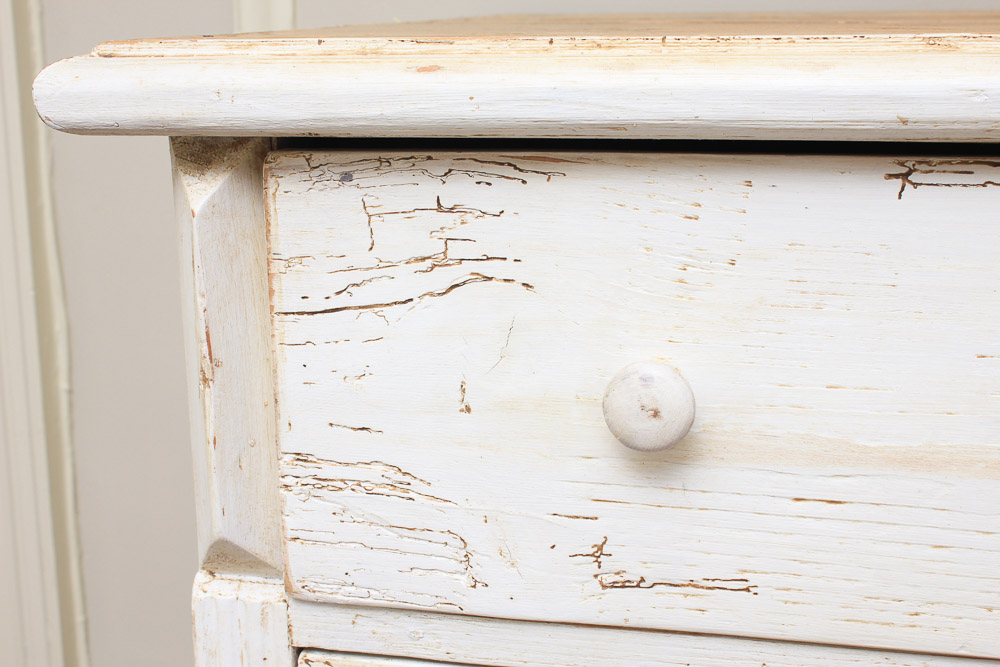 Antique Painted Pine Chest of Drawers