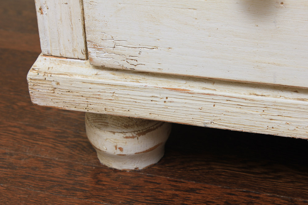 Antique Painted Pine Chest of Drawers