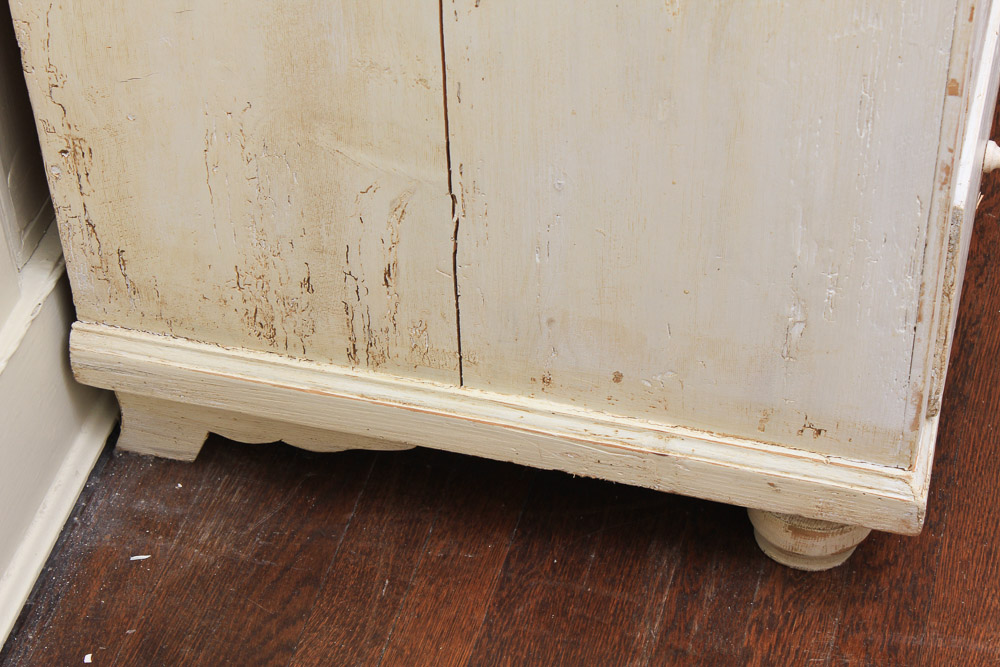 Antique Painted Pine Chest of Drawers