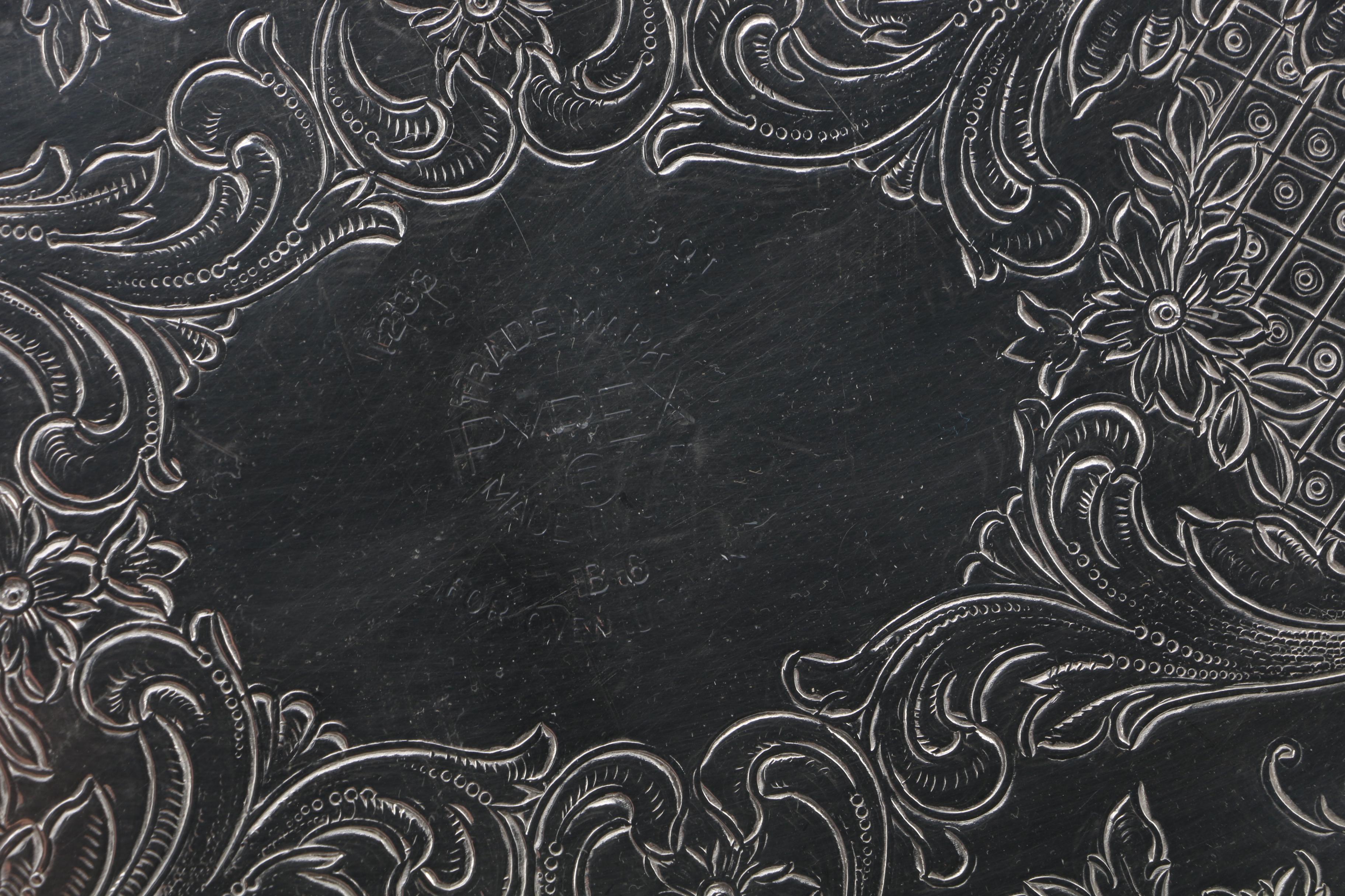 Raimond Fruit Basket with Other Silver Plate Serveware