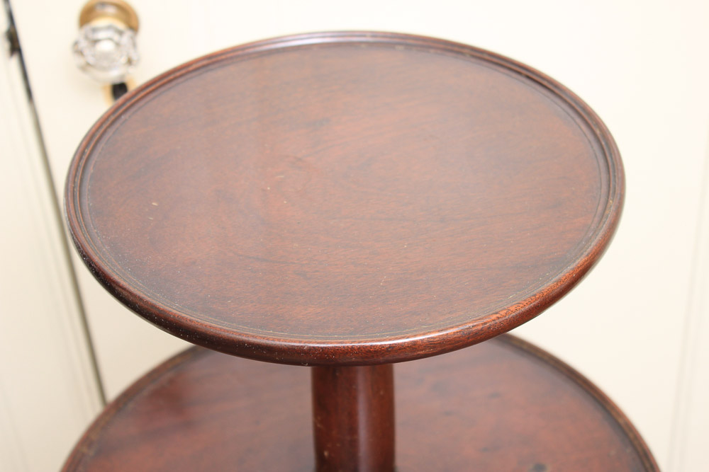 Vintage Chippendale Style Mahogany Three-Tier Dumbwaiter