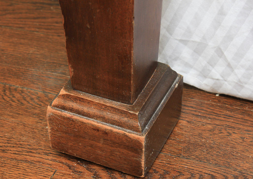 Vintage Mahogany Queen-Sized Four-Poster Bed Frame