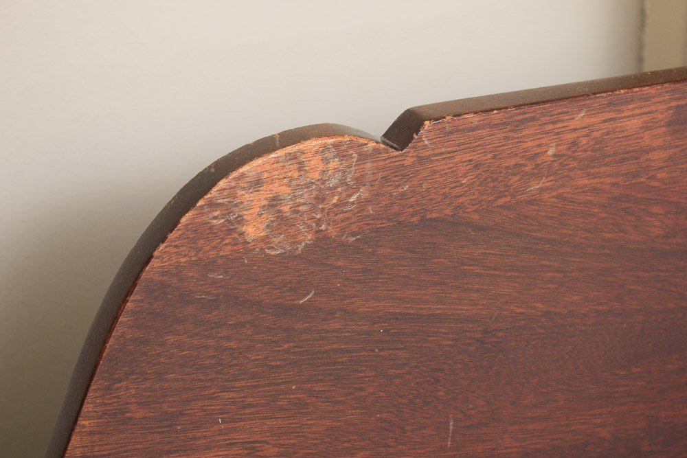 Vintage Mahogany Queen-Sized Four-Poster Bed Frame