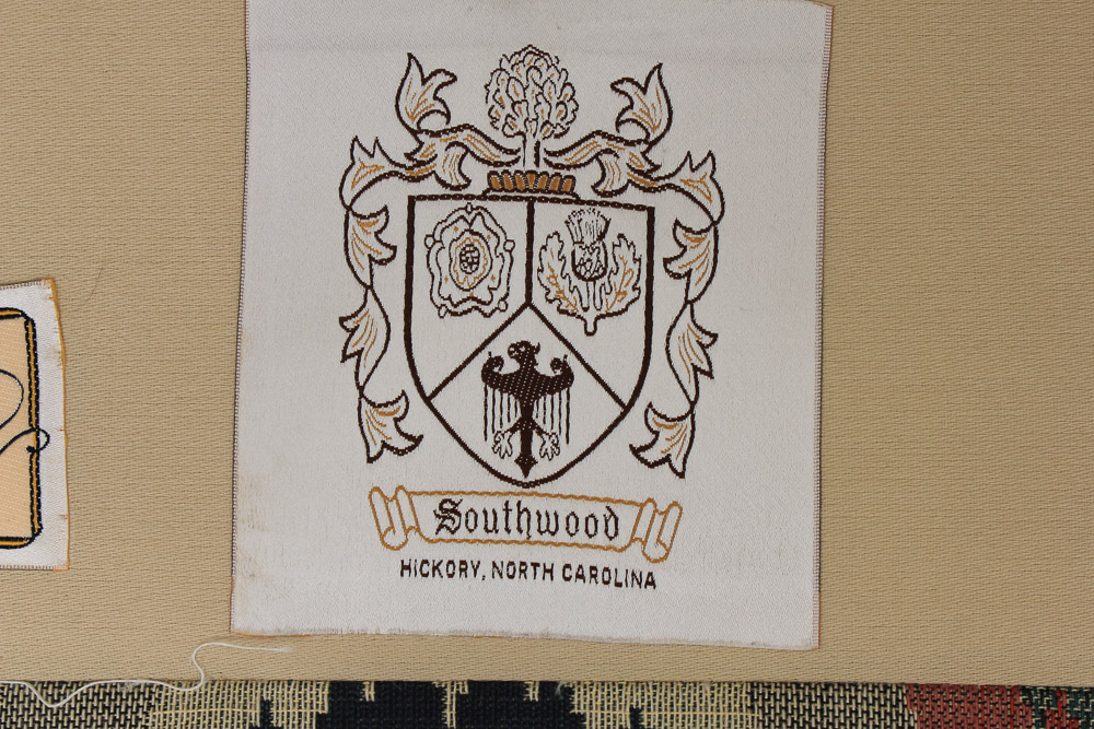 Chippendale Style Upholstered Wingback Armchair and Ottoman by Southwood