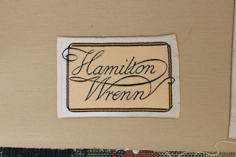 Chippendale Style Upholstered Wingback Armchair and Ottoman by Southwood