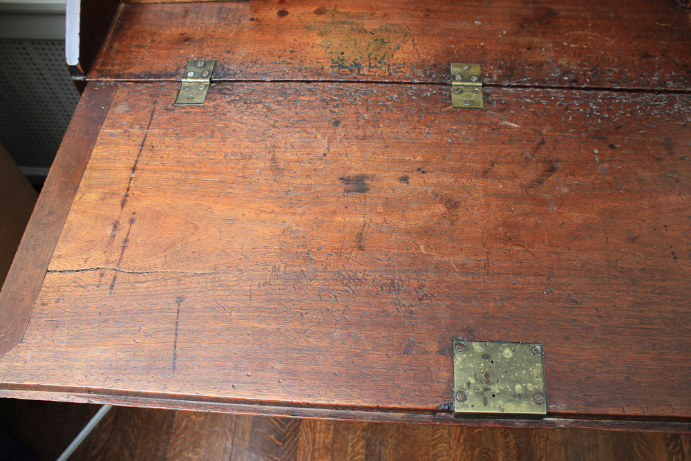 Antique George III Mahogany Secretary Bookcase