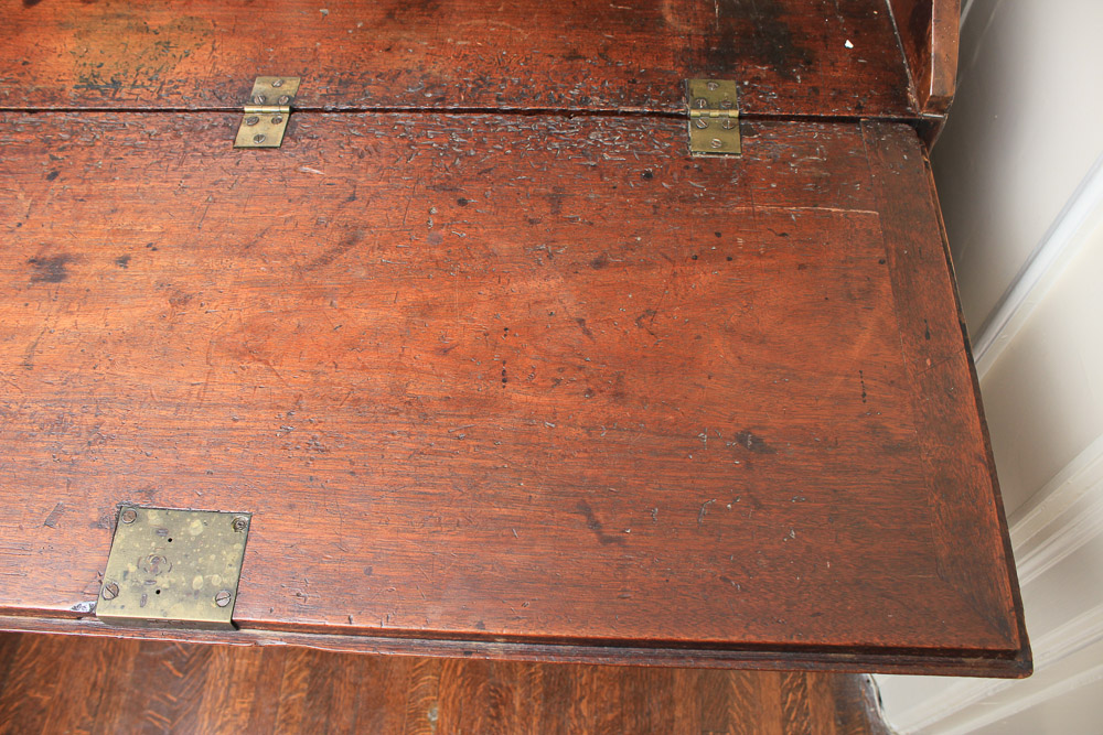 Antique George III Mahogany Secretary Bookcase