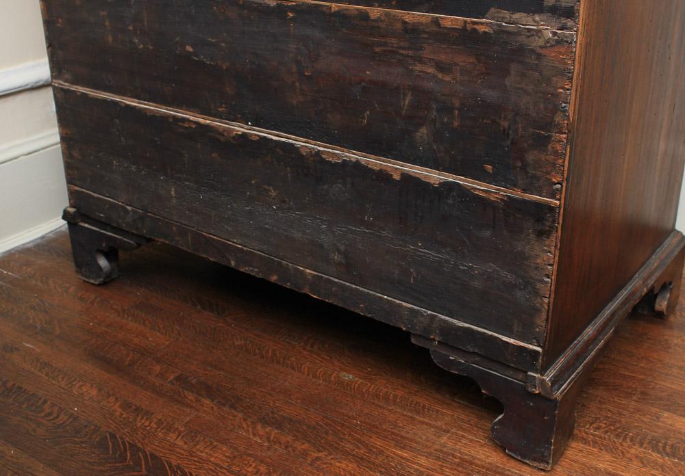 Antique George III Mahogany Secretary Bookcase