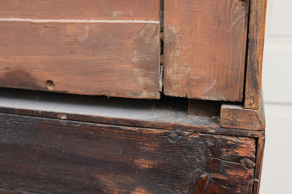 Antique George III Mahogany Secretary Bookcase