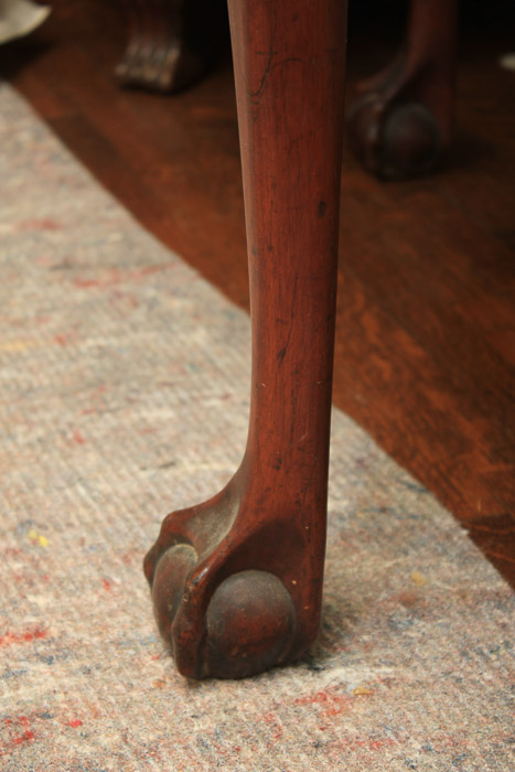 Vintage Chippendale Style Drop Leaf Table